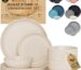 Grow Forward 24-piece Wheat Straw Dinnerware Set for 8 - Sahara